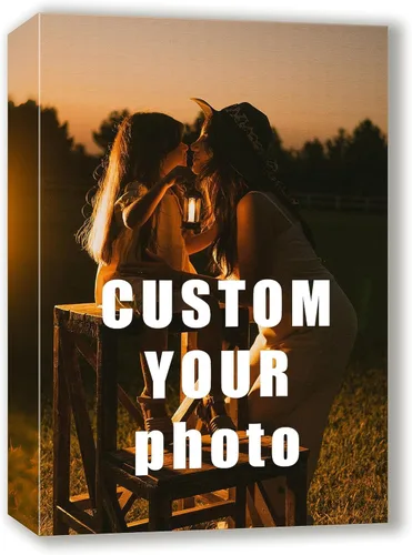 Miniatura 9 de Impresiones en lienzo personalizadas (lienzo enmarcado, 8 x 8 pulgadas), impresión de lienzo personalizada con tu foto, perfecto para decoración