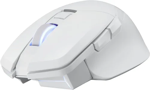 Miniatura 3 de PowerColor ALPHYN AM10 - Ratón inalámbrico para juegos, color blanco