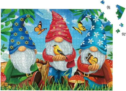 Miniatura 10 de Briarwood Lane Rompecabezas de 1000 piezas de girasoles a cuadros