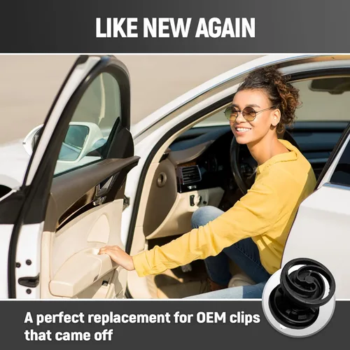 Miniatura 6 de 7L6868243 Clips de nailon para panel de puerta con sello nuevo tipo – Reemplazo para Audi/Volkswagen 2007-2022 por Automajor
