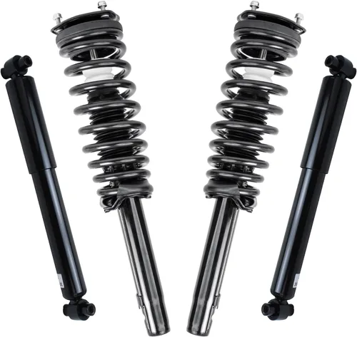 Miniatura 34 de Detroit Axle - Amortiguadores de puntales RWD para Infiniti G35 03-06, 2 amortiguadores traseros, 2 puntales delanteros y muelles helicoidales 2003