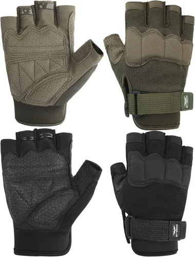 Miniatura 12 de FIORETTO Guantes sin dedos, guantes de medio dedo para conducción, ciclismo, tiro, caza, motocicleta, escalada, trabajo al aire libre 215801