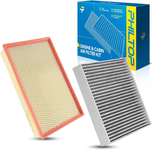Miniatura 25 de PHILTOP Juego de filtros de aire para motor y cabina, compatible con Nissan Pathfinder, Murano, Maxima, Altima, INFINITI QX60, JX35, reemplazo