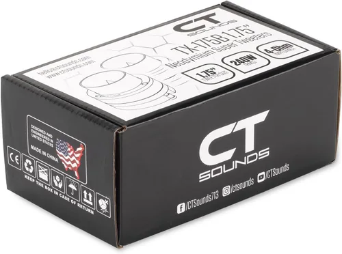 Miniatura 6 de CT Sounds TX-175B 1.75" 480 W Neodimio Super Tweeters, par