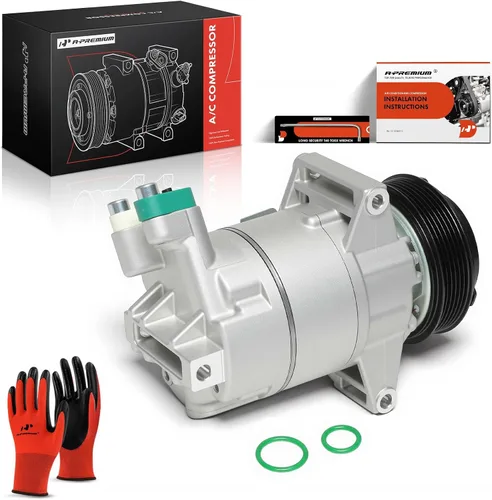 Miniatura 9 de A-Premium Compresor de aire acondicionado con embrague compatible con Nissan Versa 1.8L 2007 2008 2009 2010