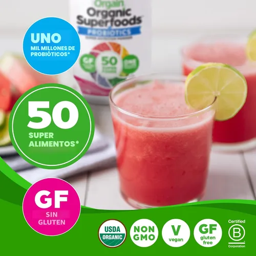 Miniatura 3 de Superalimentos orgánicos Orgain, 2 sabores, 0.62 libras, 1 unidad