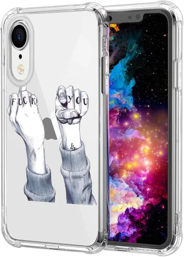 Miniatura 15 de CARLOCA Funda compatible con iPhone 11 Pro, patrón de grano de madera negro y rojo transparente con diseño de plástico transparente para iPhone 11