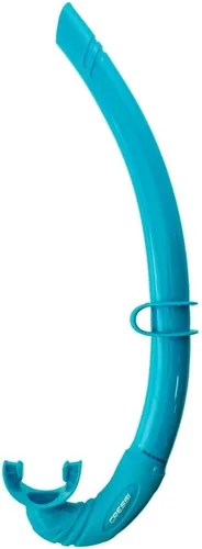 Cressi Córcega, esnórquel de goma flexible para buceo, apnea y pesca submarina - Colores sólidos y camuflados | Hecho en Italia Turquesa