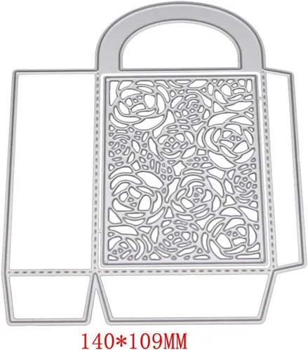 Miniatura 5 de Caja 3D Troqueles de corte de metal Plantillas DIY álbum de recortes Sello de tarjetas de papel en relieve troqueles para hacer tarjetas