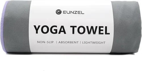 Miniatura 18 de Eunzel Toalla de Yoga Caliente Antideslizante Toalla de Esterilla de Yoga Toalla de Microfibra Ultra Absorbente para Yoga Caliente, Pilates, Bikram