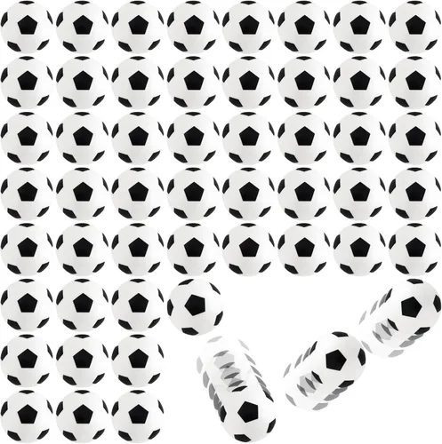 Miniatura 8 de Xeehwb 30 piezas de bolas rebotantes, bolas de fútbol rebotantes, bola de fútbol de goma de alto rebote para alivio del estrés, paquetes de favores