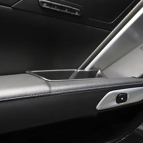 Miniatura 4 de Bandeja de almacenamiento para reposabrazos de puerta interior compatible con C7 Corvette Stingray Chevrolet 2014-2019/Z06/Grand Sport 2014+
