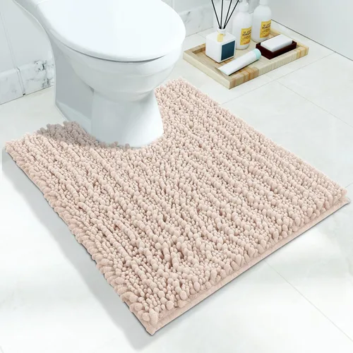 Miniatura 122 de Yimobra Alfombras de Baño Antideslizantes Lavables - Alfombra de Baño de Chenilla Ultra Suave Absorbente, Alfombra Peluda de Secado Rápido para Negro