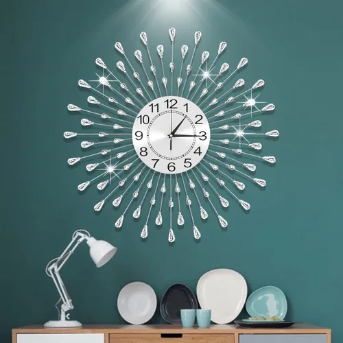 Miniatura 16 de Reloj de Pared Grande Sin Tictac Silencioso Relojes Grandes Modernos Relojes de Pared Decorativos para Sala de Estar Comedor Decoración de Negro