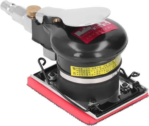 Miniatura 6 de Lijadora orbital neumática Herramienta de lijadora de aire de 1/4 pulgadas 10000RPM Mini máquina pulidora para compuestos de madera Herramienta