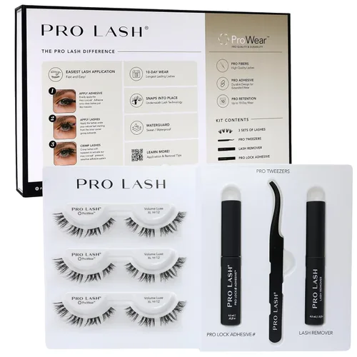 Miniatura 10 de Kit de inicio Pro Lash Pestañas profesionalmente estilizadas en casa Impermeable Dura hasta 10 días con sistema adhesivo ProLock 3