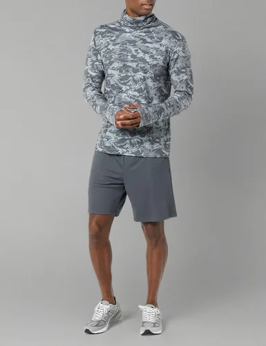 Miniatura 6 de Tienda Essentials Camisa de manga larga Performance Soft Tech con cuello redondo para hombre