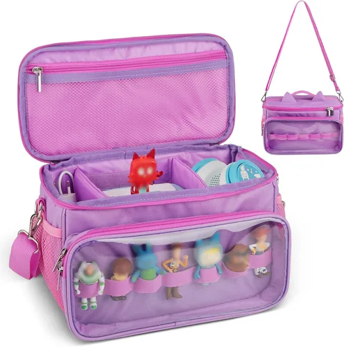 Miniatura 9 de Sun3drucker Estuche de transporte para el juego de iniciación de Toniebox y figuras de Tonie, bolsa de viaje para Toniebox 2 accesorios, auriculares