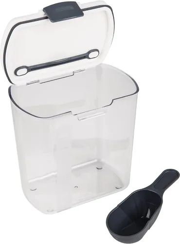 Miniatura 6 de PrepWorks PKS-120 - Contenedor de plástico ProKeeper de almacenamiento de grano de 2.5 cuartos de galón con tapa con bisagras, 1 pieza, transparente