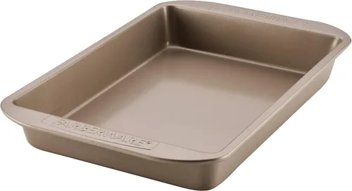 Miniatura 15 de Farberware Bandeja antiadherente para hornear con tapa, molde antiadherente para pasteles con tapa, rectangular, 9 x 13 pulgadas, color gris