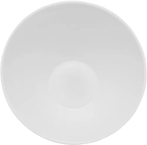 Miniatura 6 de G.E.T. B-792-W - Cuenco en ángulo para servir en cascada para ensaladas, arroz y postre, 24 onzas / 9.25 pulgadas, color blanco