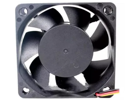 Miniatura 2 de 12V 0.12A 60X60X25MM Ventilador de refrigeración de 3 hilos