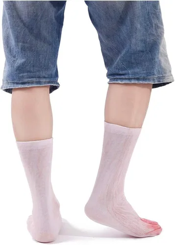 Miniatura 3 de MYAXOY Regalos de San Valentín para él, ella, hombres y mujeres, divertidos calcetines con patas de animales, calcetines novedosos en 3D locos