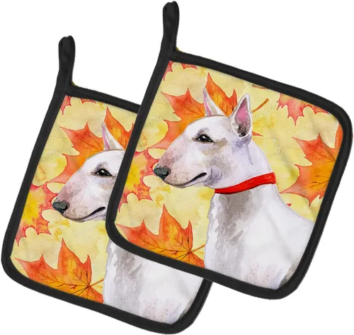 Miniatura 169 de Caroline's Treasures BB9655PTHD - Juego de soportes para ollas de cocina resistentes al calor, almohadillas calientes para horno, 7 1/2 x 7 1/2