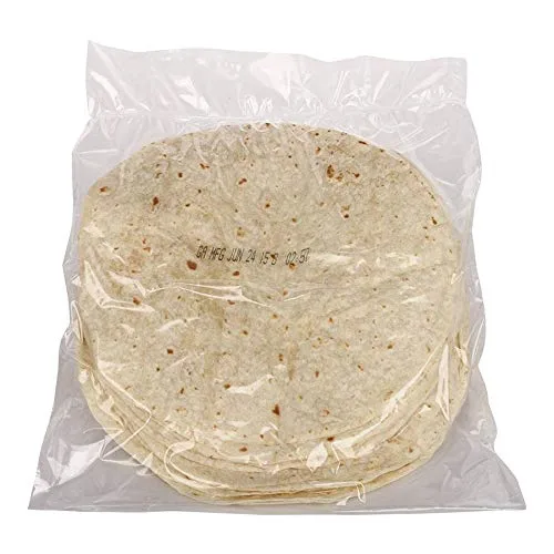 Mission Foods Tortilla de harina prensada con calor, 10 pulgadas, 12 por paquete, 12 paquetes por caja.
