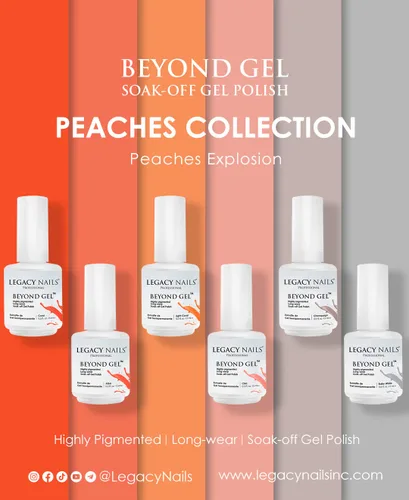Miniatura 4 de LEGACY NAILS Professional Beyond Gel Soak-Off Esmalte de uñas – Cobertura completa, altamente pigmentado (BEYOND GEL – ALBA 1/2 oz)