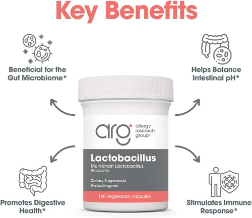 Miniatura 4 de Allergy Research Group Lactobacillus 100 cápsulas vegetales