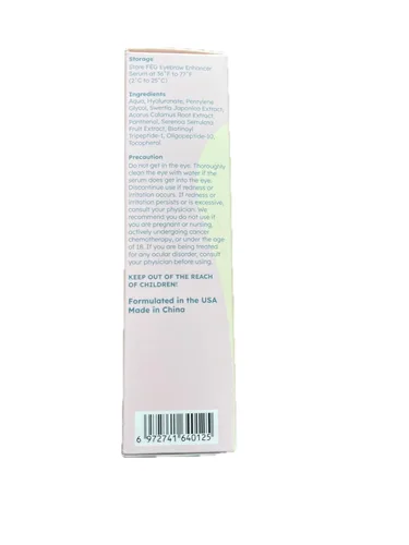 Miniatura 8 de FEG Suero potenciador de cejas para cejas más gruesas Suero natural para mejorar las cejas para crecer y engrosar las cejas Estimula