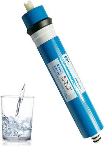 Miniatura 17 de Huining Paquete de 4 tubos de agua para membrana de ósmosis inversa Filtro de agua de membrana RO residencial Reemplazo Cartrige para sistema