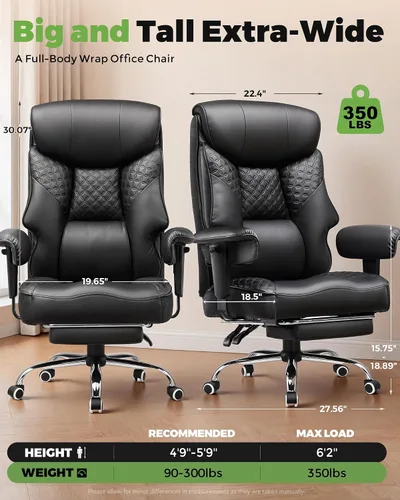 Miniatura 2 de GTPLAYER Gaming Chair with Foot Rest & Pocket Spring Cushion, Breathable Fabric for Home Office Desk, Ergonomic High Back Computer Chair with