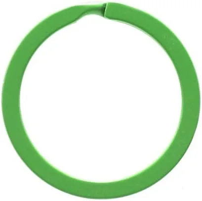 Miniatura 9 de 10 unids 1.181 in redondo DIY metal llavero anillo dividido unisex llavero joyería fabricación accesorios Findngs, Verde militar