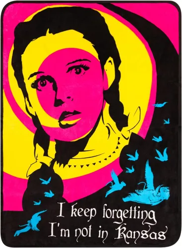 Collectibles The Wizard of Oz - Manta súper suave de micro raschel, 46 x 60 pulgadas, (producto oficial con licencia) Franco Mago de Oz