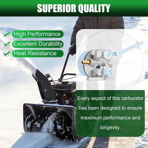 Miniatura 5 de Carburador compatible con Tecumseh 631068A 631068B 631827 632208 632589 632615 H25-H50 Craftsman Edger 3.5HP Motor cortacésped Tiller Chipper 13147
