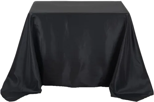 Miniatura 7 de Mantel cuadrado de poliéster verde manzana de 90 x 90 pulgadas