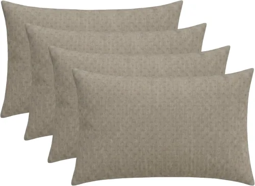 Miniatura 59 de RSH DECOR: Sunbrella - Juego de 4 almohadas lumbares, 20 x 12 pulgadas, tela de rendimiento resistente al agua y a la decoloración, fundas
