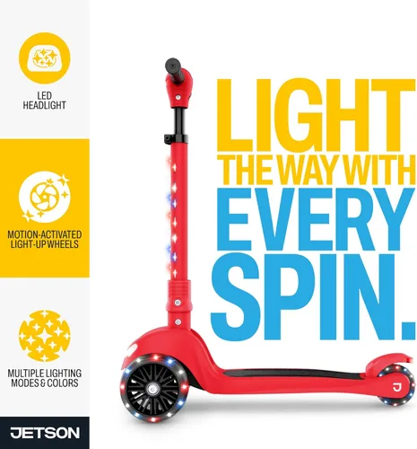 Miniatura 4 de Jetson Scooters - Jupiter Mini Kick Scooter, Foldable, Lightweight, Portable Júpiter Mini Rojo