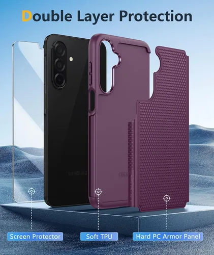 Miniatura 294 de FNTCASE Funda para iPhone 17 Pro: Fundas delgadas translúcidas de color azul claro compatibles con MagSafe, protección completa de la cámara