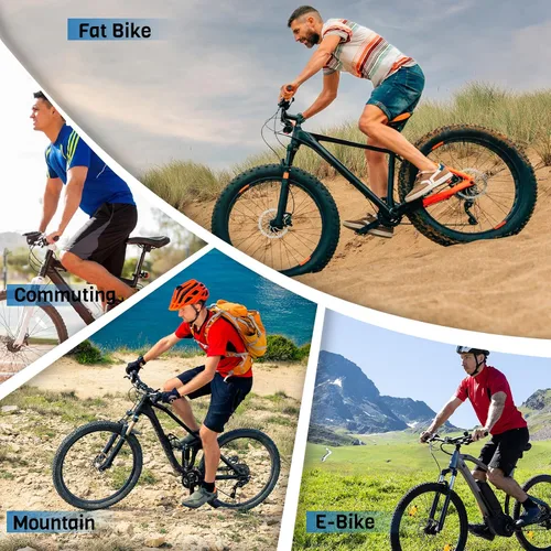 Miniatura 7 de BUCKLOS Frenos de disco hidráulicos MTB para bicicleta de montaña, delantero izquierdo 31.496 in derecho trasero 59.055 in bicicleta freno