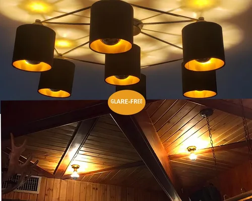 Miniatura 7 de Bombillas de luz media cromada, punta media naranja, regulables de 6 W (equivalente a 60 vatios), bombillas LED Ediosn, blanco suave 2700 K