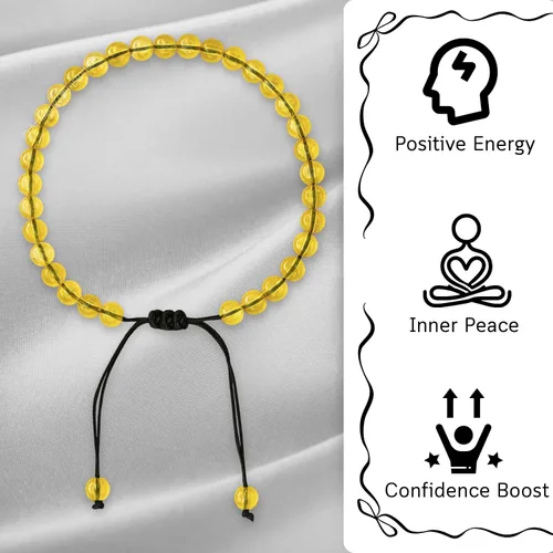 Miniatura 240 de Amazing Gemstone Crystal Anklet Ankle Bracelets for Women - Waterproof Beaded Healing Crystal Anklets, Plus Size Chakra Gemstone Bead Anklet