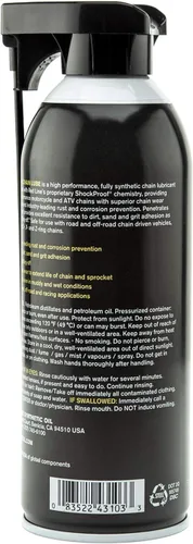 Miniatura 3 de Red Line Lubricante de cadena 43103 a prueba de golpes, 13 onzas