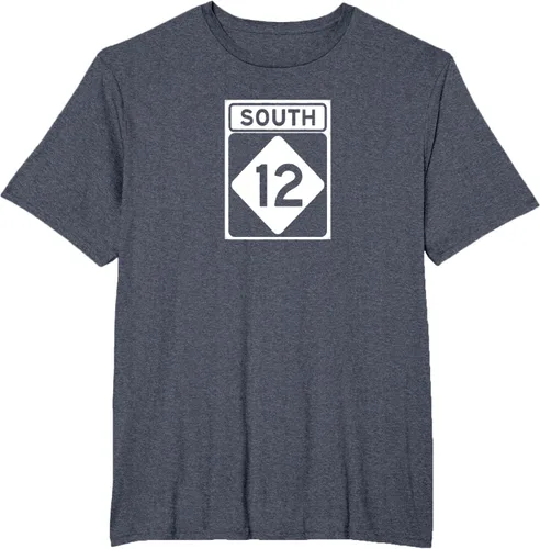 Miniatura 92 de Highway 12 South NC Outer Banks North Carolina Hwy - Camiseta, Negro, S