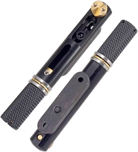 Miniatura 7 de Puente de guitarra sin cabeza de metal con tuerca y llave, puente fijo para guitarra, puente individual para guitarra eléctrica sin cabeza, puente