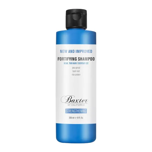 Baxter of California Champú fortificante diario para hombres | Todo tipo de cabello| Limpia y fortalece | Aroma a menta fresca | Guía de regalos del