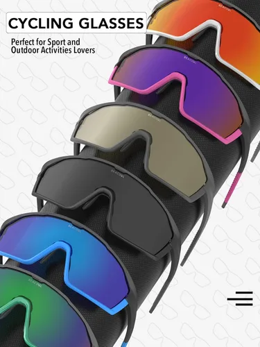 Miniatura 2 de BEACOOL Gafas de sol polarizadas deportivas de ciclismo para hombres y mujeres, UV400, gafas de sol de béisbol, TR90, marco para pesca, correr
