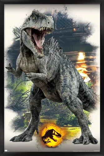 Miniatura 8 de Trends International Jurassic World: Dominion - Póster de pared focal Giganotosaurus, 14.725 x 22.375 pulgadas, paquete de póster y montaje prémium